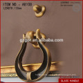 European interior zinc alloy wooden door handle